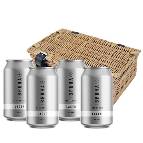Four Can Hamper of Bruha Lager 330ml (4 x 330ml)